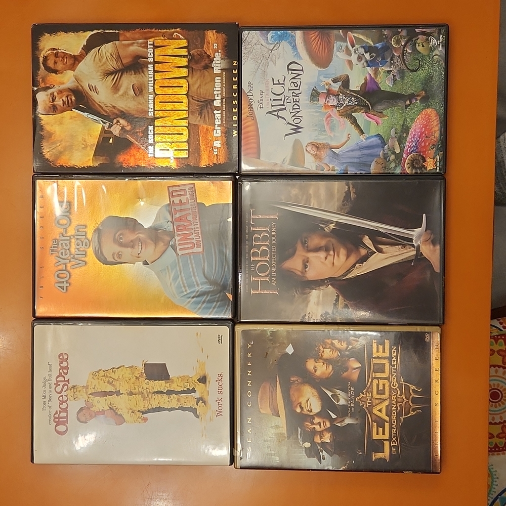 Dvds 6 movies